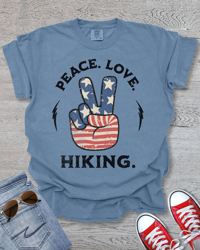 Peace.Love.Hiking. Premium Tee