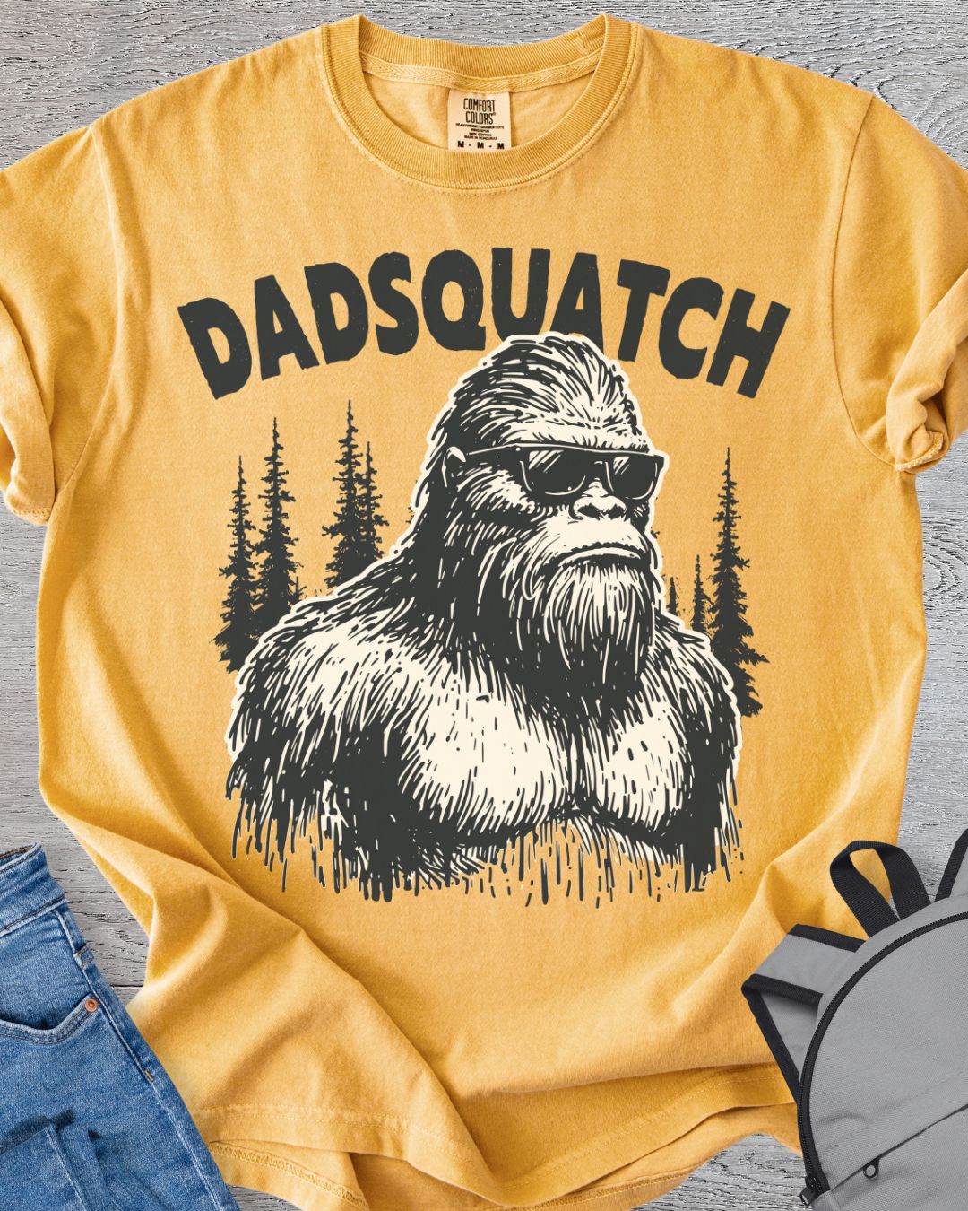 Dadsquatch Bigfoot Tee