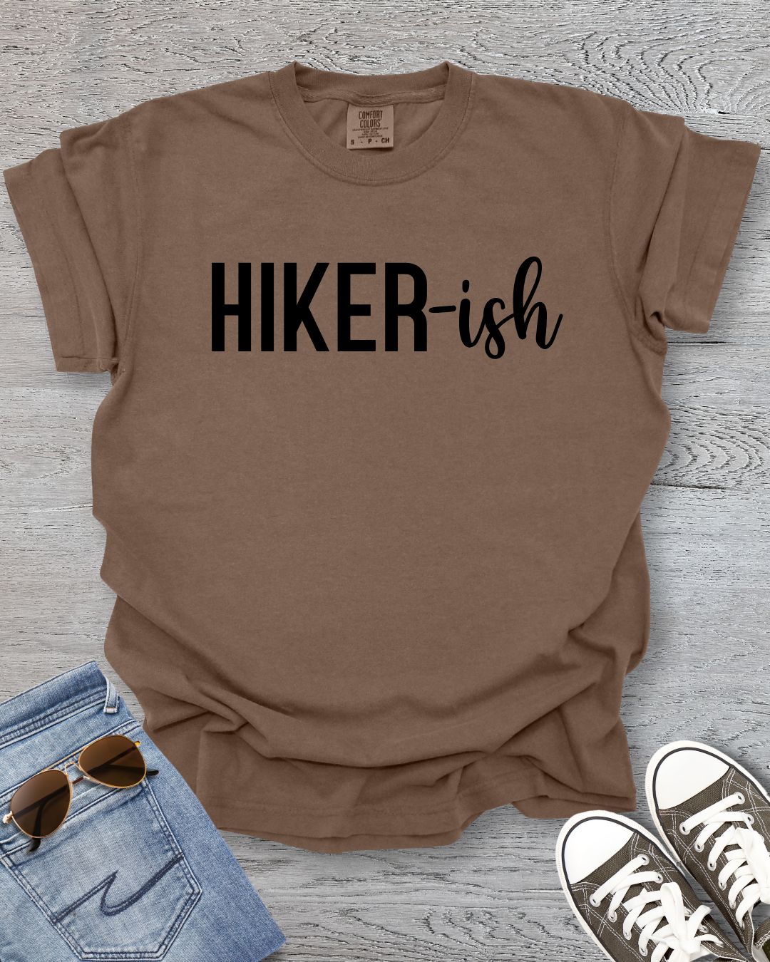 HIKER-ish Minimalist Premium Tee - Black Text