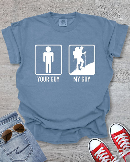 My Guy Climbs Mountains Premium Tee