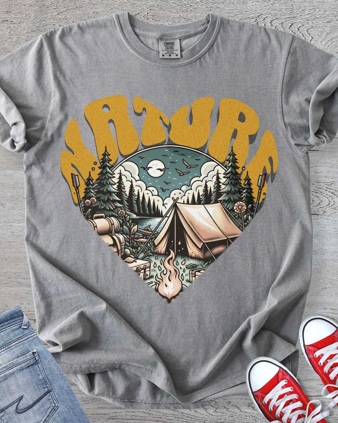 Retro Nature Lover Premium Tee