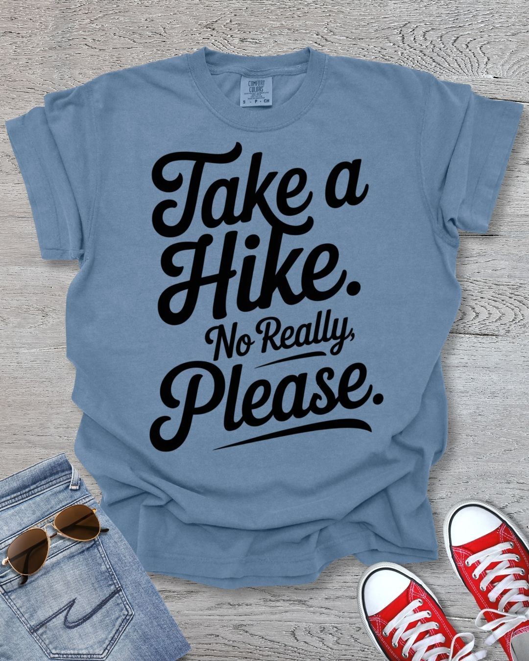 Take a Hike, Please Premium Tee