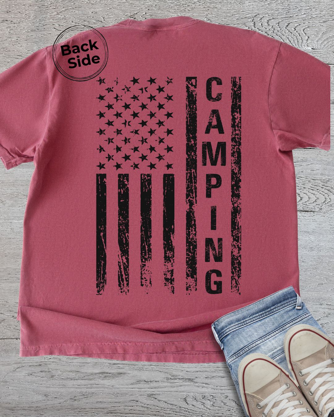 Camp USA Premium Tee_Front/Back
