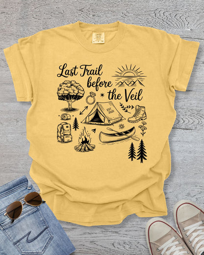 Hiking & Camping Bachelorette Premium Tee