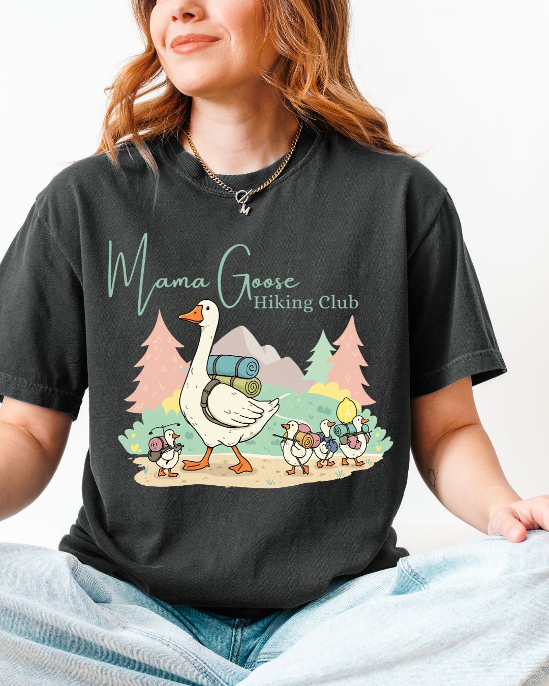 Mama Goose Hiking Club Premium Tee