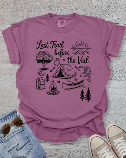 Hiking & Camping Bachelorette Premium Tee