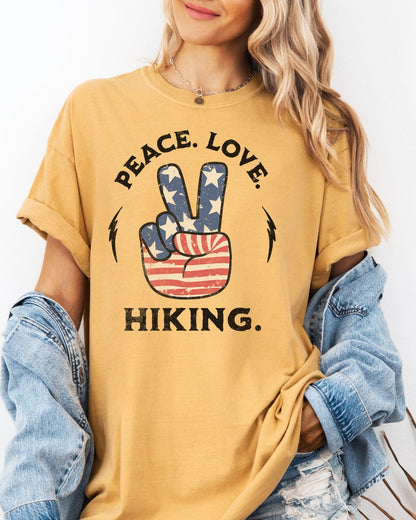 Peace.Love.Hiking. Premium Tee