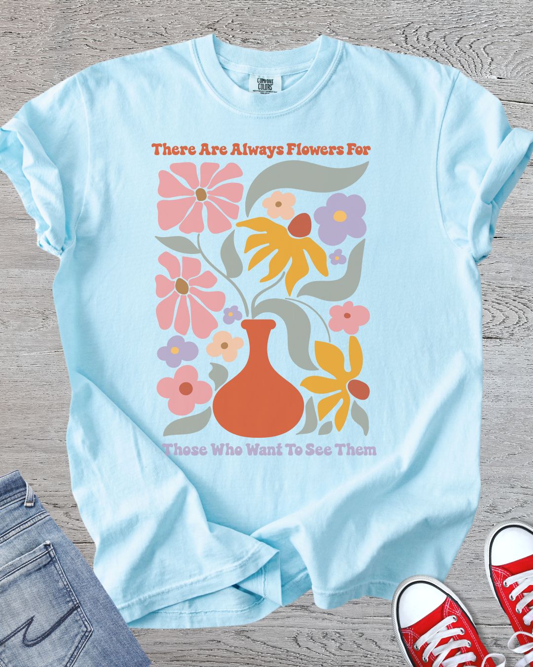 Boho Flowers Premium Tee
