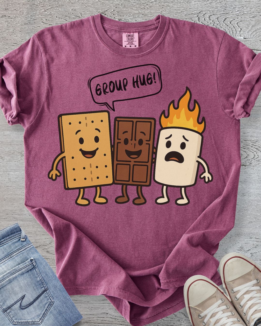 Group Hug Camping Premium Tee