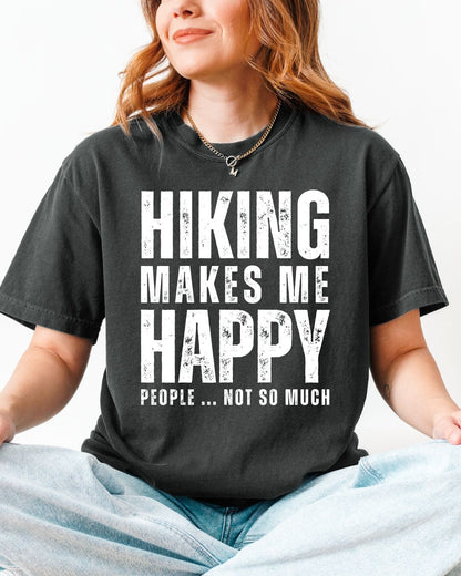 Hiking Makes Me Happy, People Not So Much Premium Tee