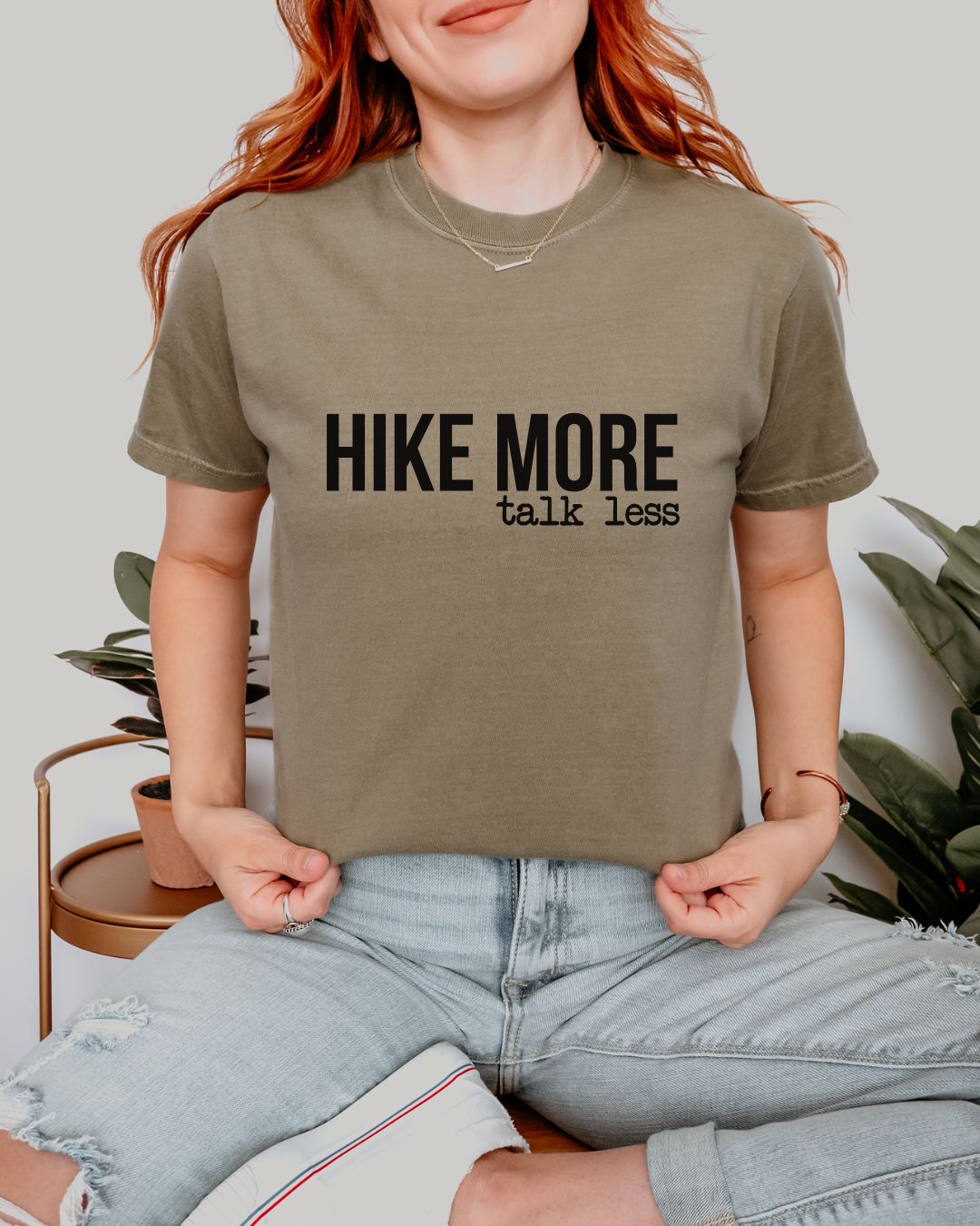 Hike More Talk Less Premium Tee