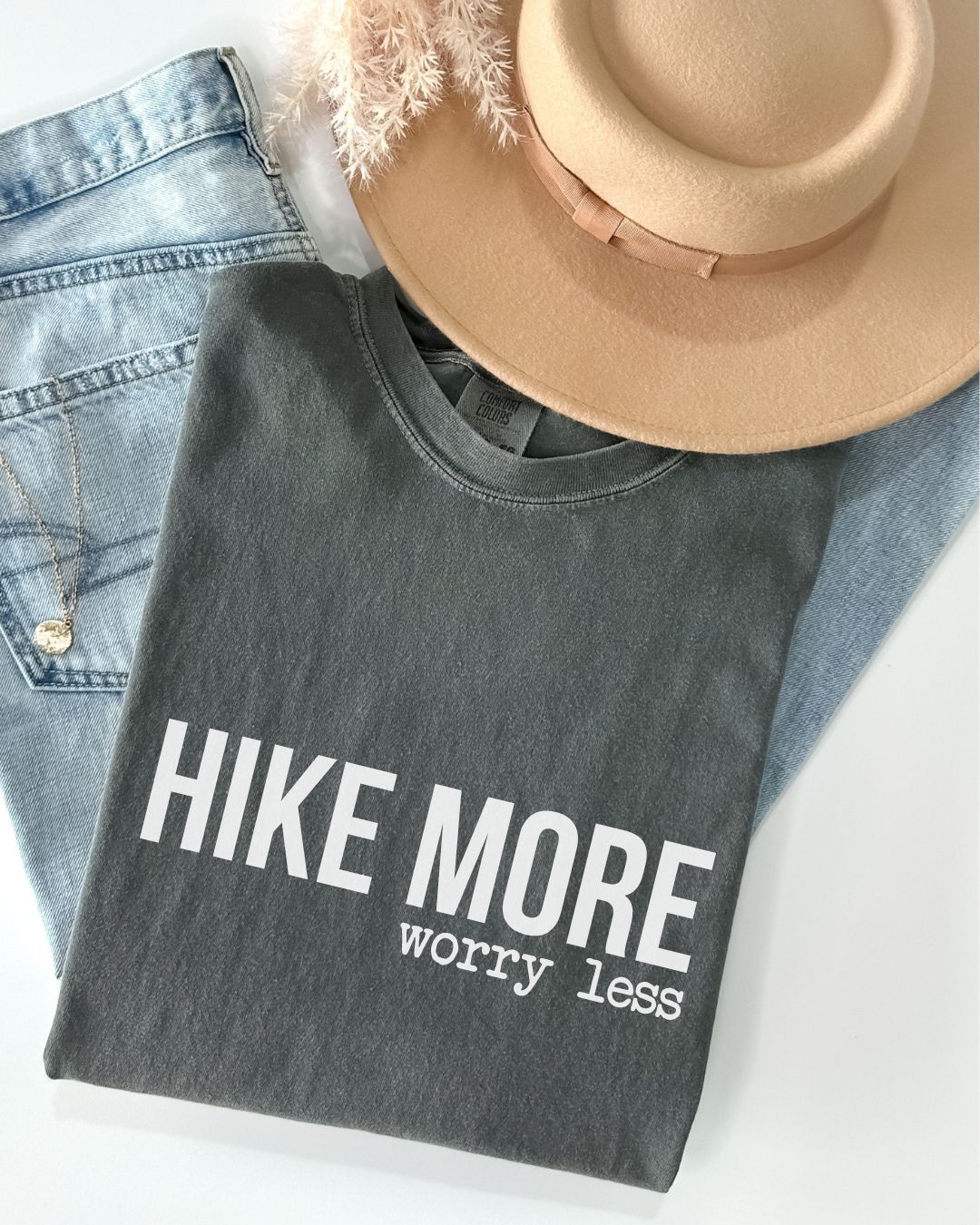 Hike More Worry Less Premium Tee