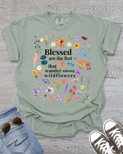 Wander Among Wildflowers Premium Tee