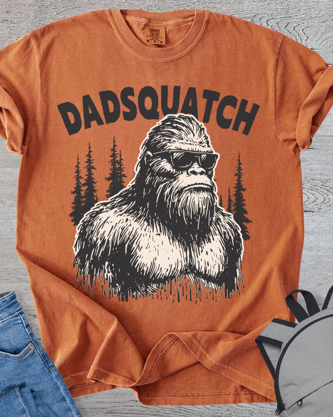 Dadsquatch Bigfoot Tee
