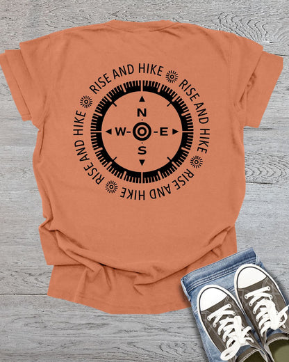 Rise and Hike Front/Back Side Premium Tee