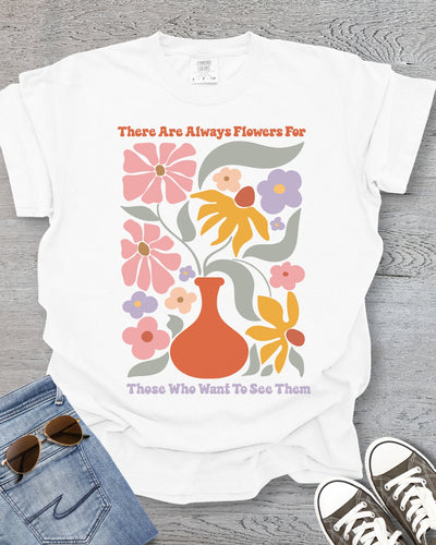 Flowy Florals Premium Tee