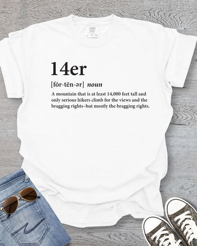 14er Premium Tee_Black Text