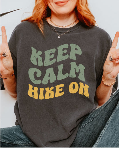 Keep Calm Hike On Premium Tee