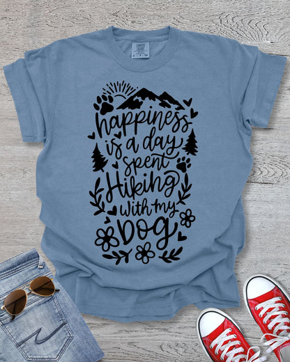 Happiness is Hiking with my Dog Premium Tee