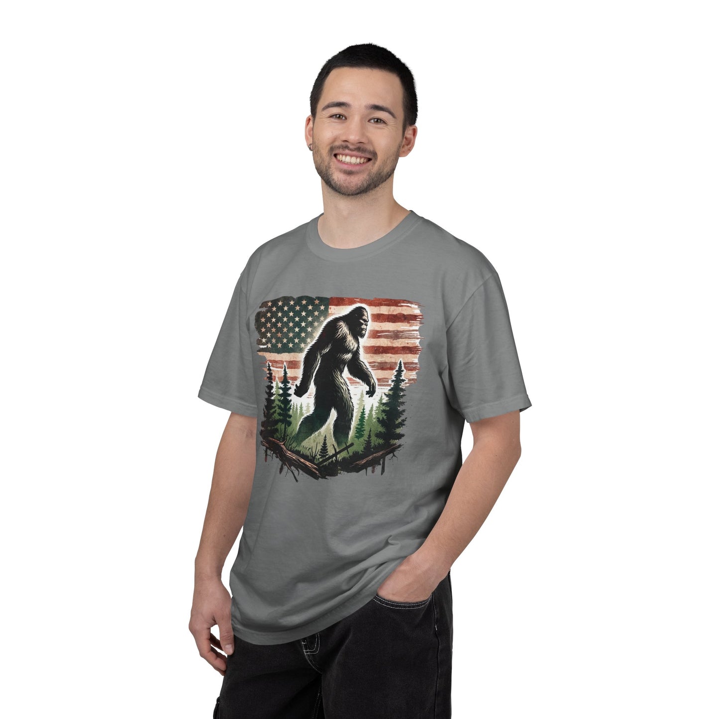 Bigfoot Roams America Premium Tee
