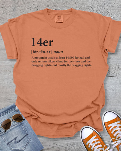 14er Premium Tee_Black Text