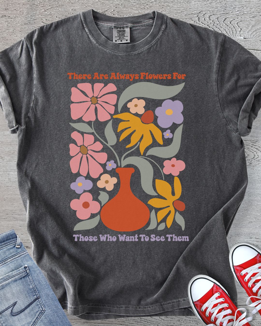 Boho Flowers Premium Tee