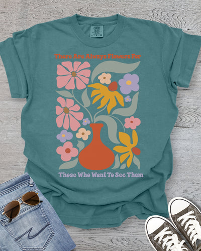 Flowy Florals Premium Tee