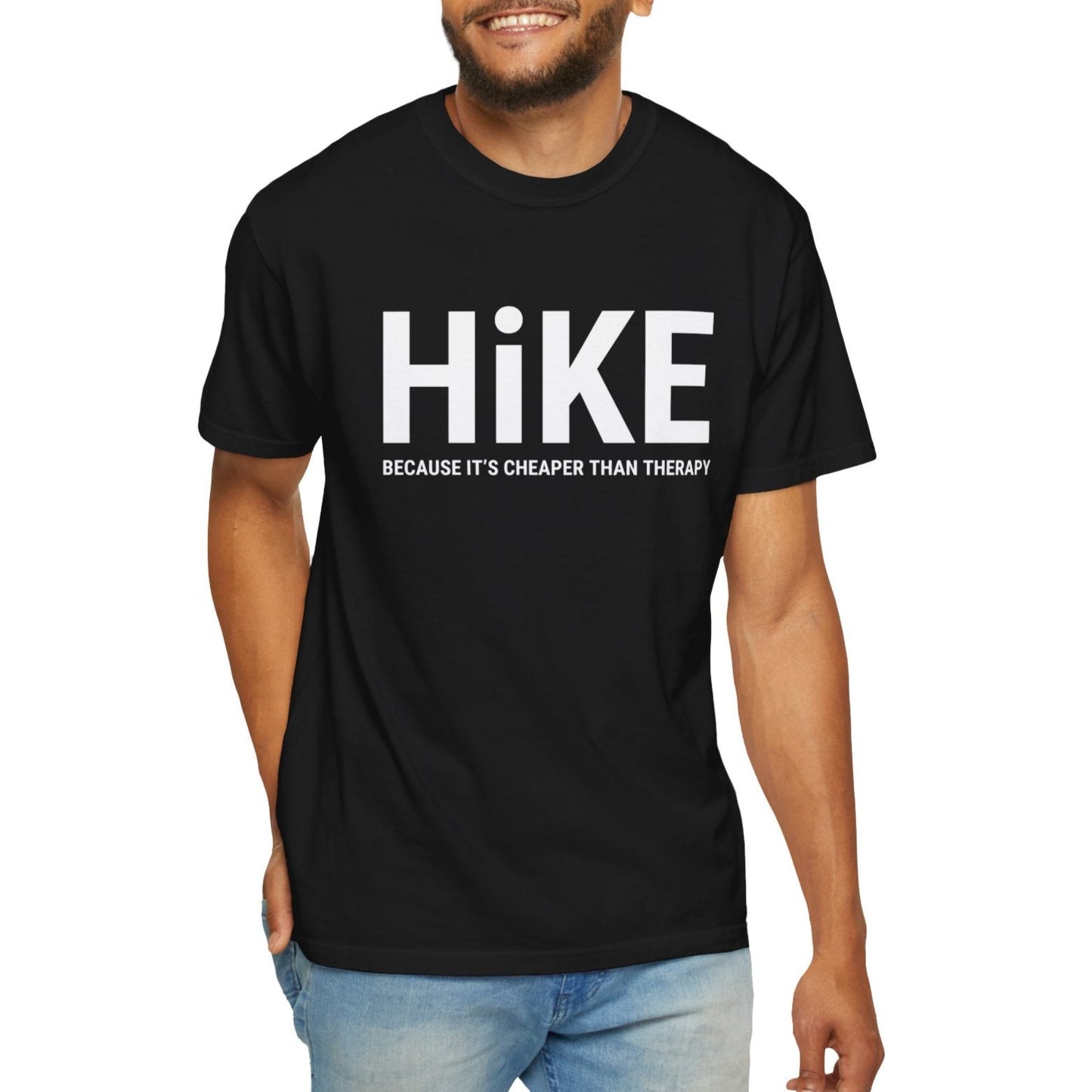 Hiking Is Cheaper Than Therapy Premium Tee