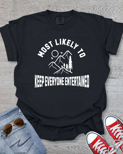 Hiker Entertains Premium Tee