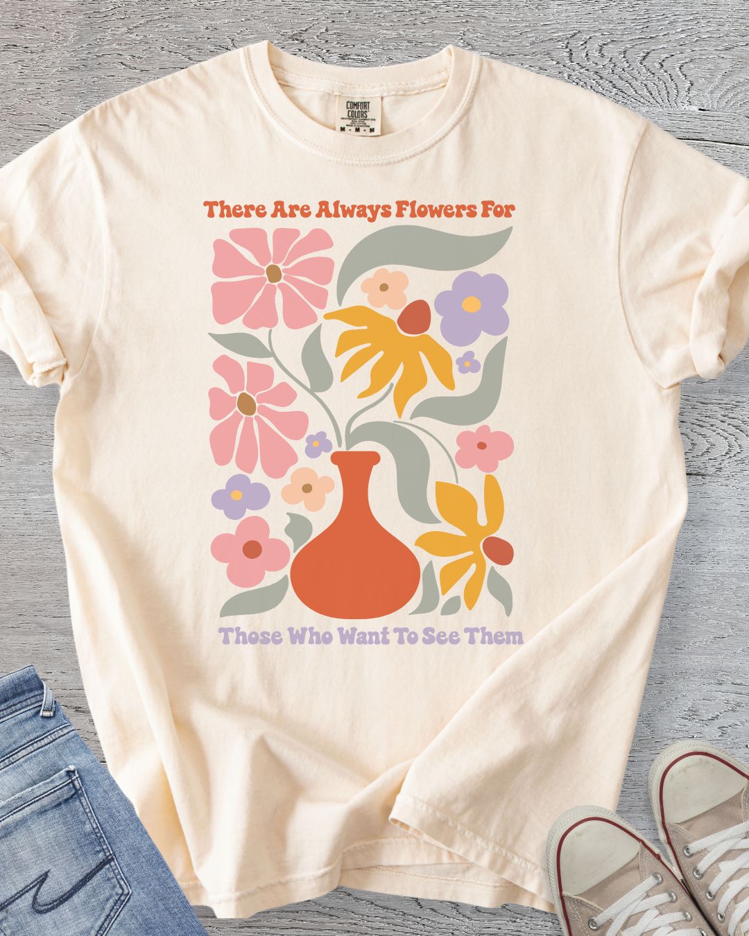 Boho Flowers Premium Tee