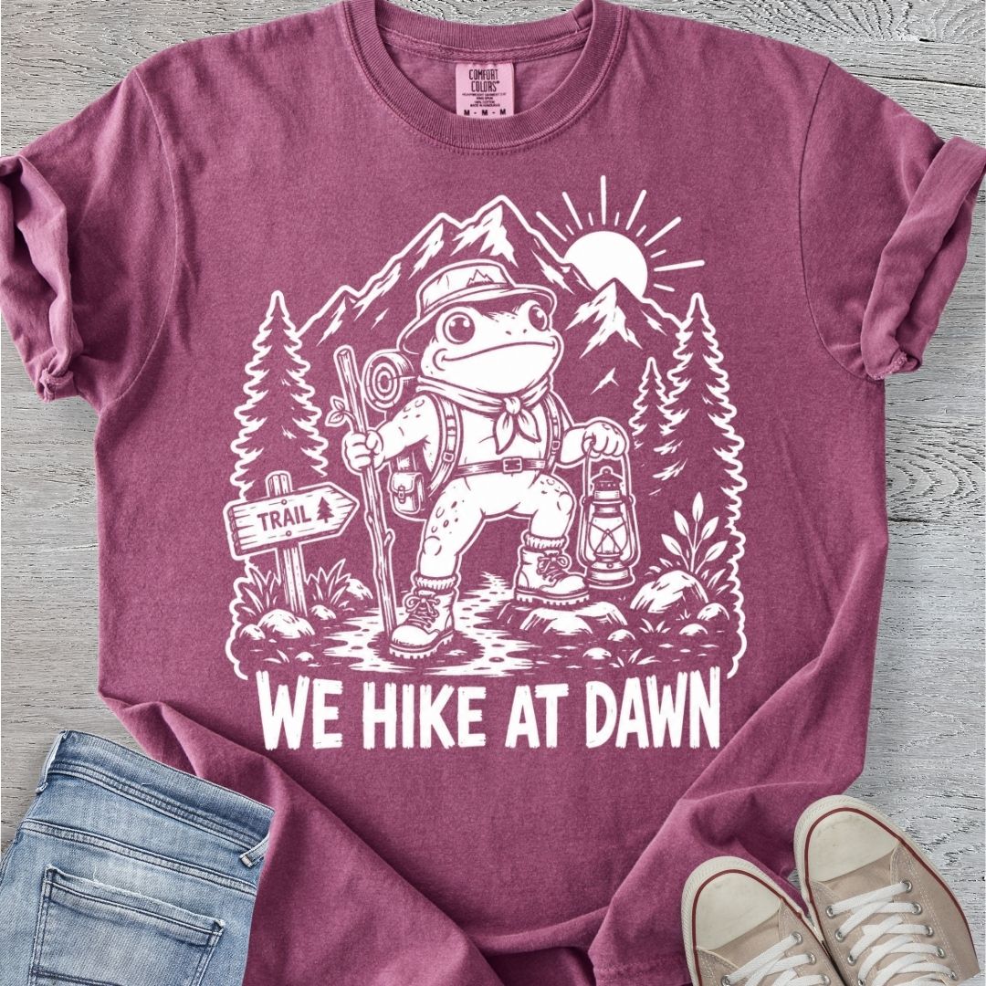 We Hike at Dawn Premium Tee