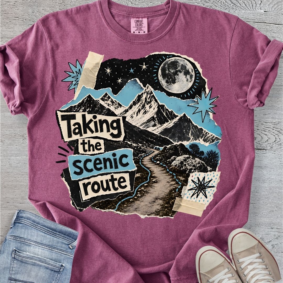 Scenic Route Collage Premium Tee