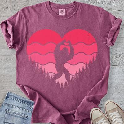 Bigfoot Valentine Tee