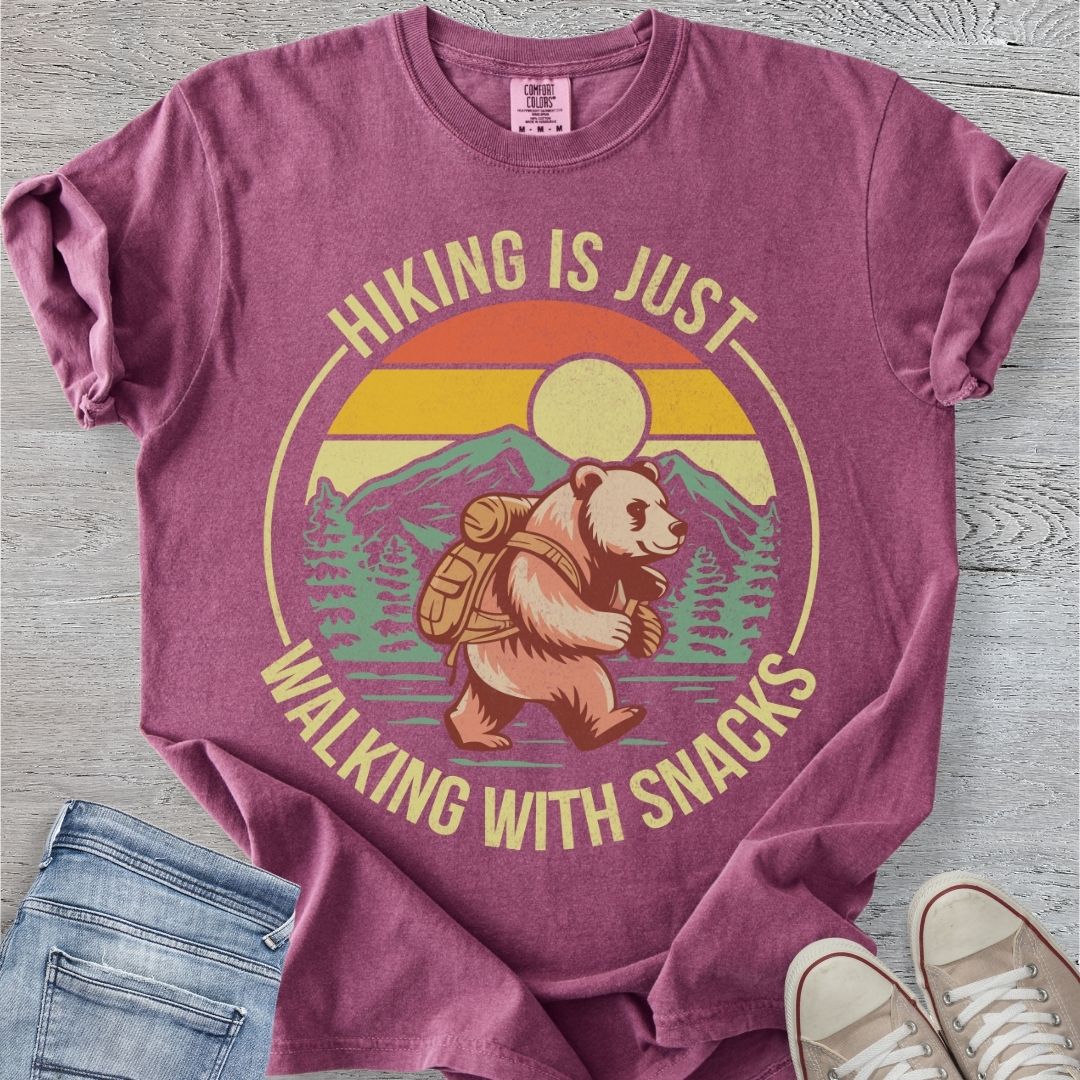 Walking With Snacks Premium Tee