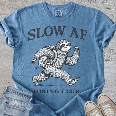 Slow AF Hiking Club Tee
