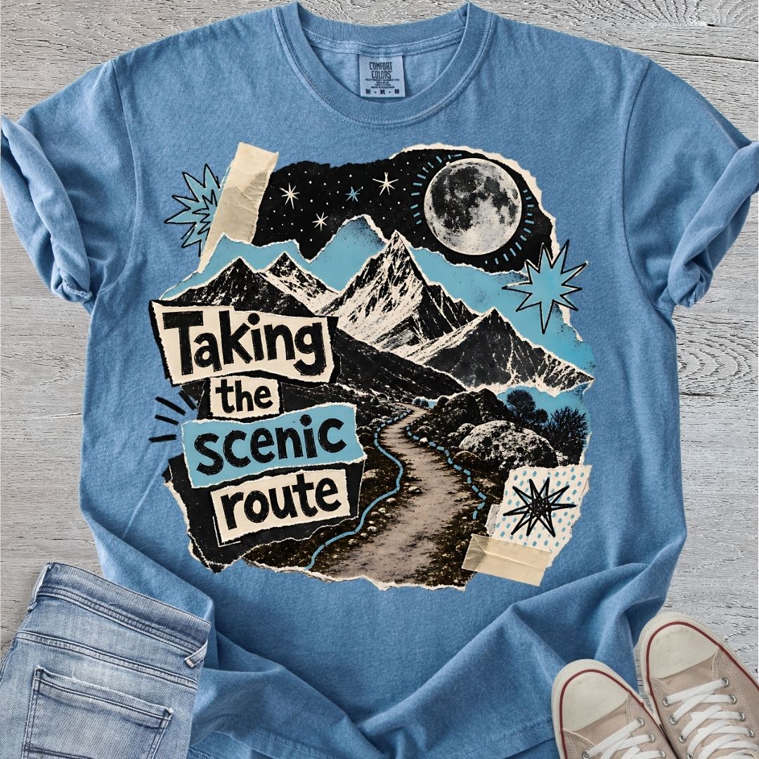 Scenic Route Collage Premium Tee