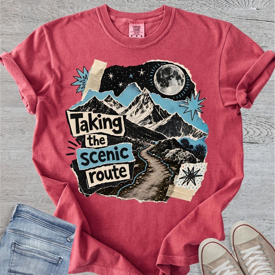 Scenic Route Collage Premium Tee
