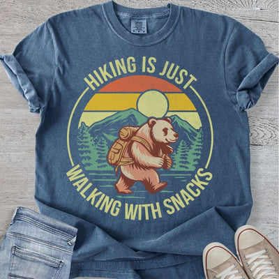 Walking With Snacks Premium Tee