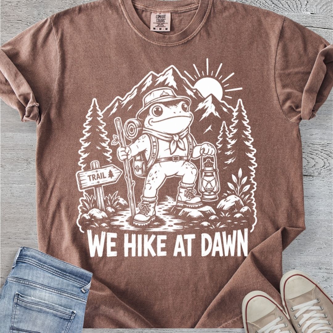 We Hike at Dawn Premium Tee