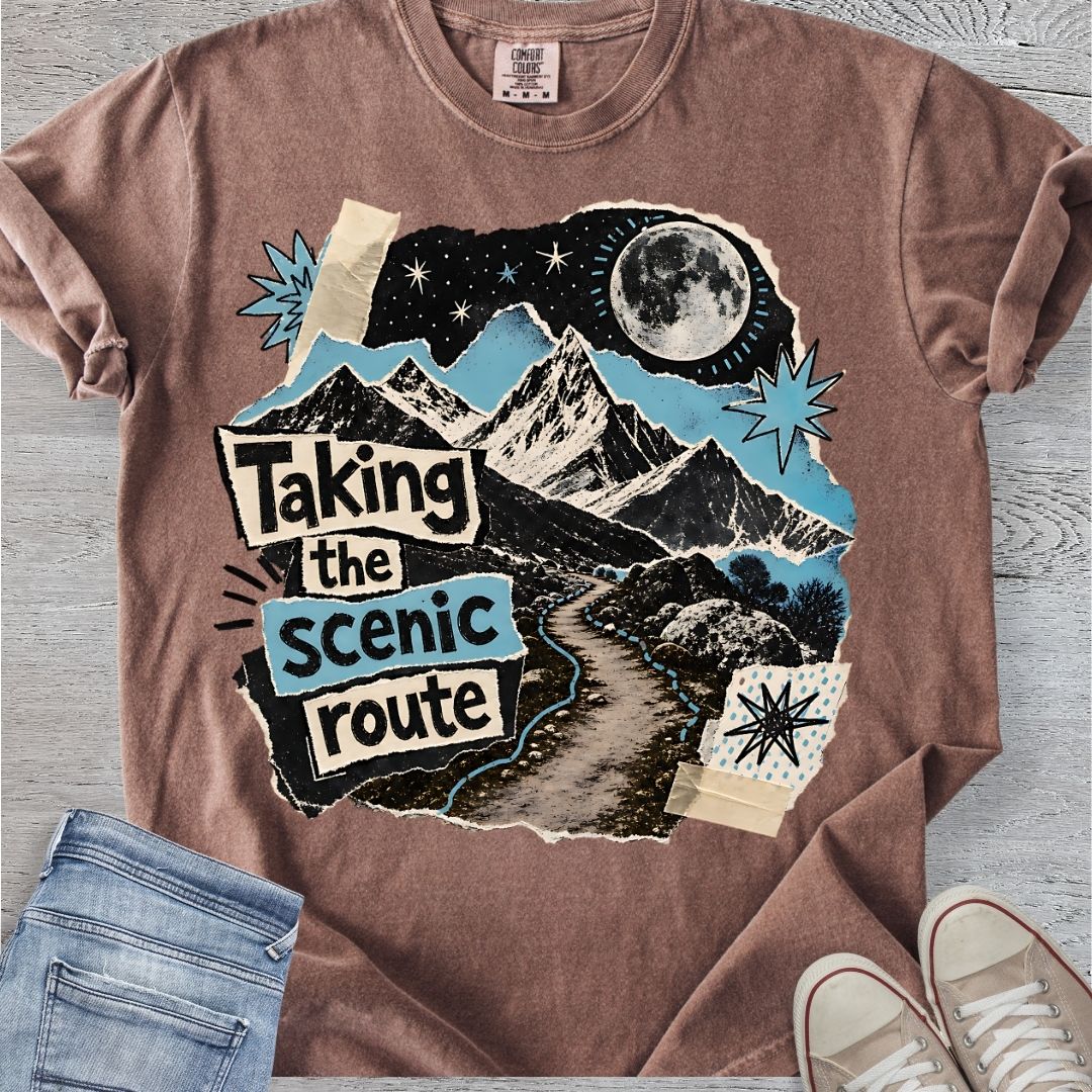 Scenic Route Collage Premium Tee