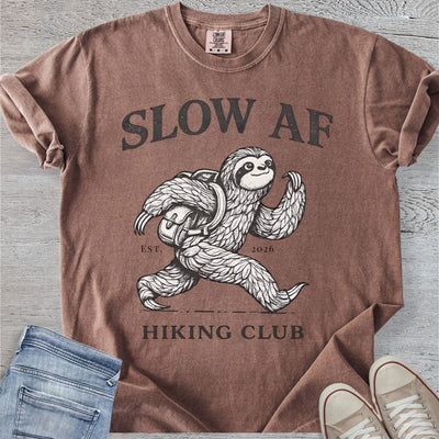 Slow AF Hiking Club Tee