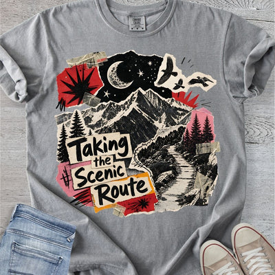 Midnight Route Collage Premium Tee
