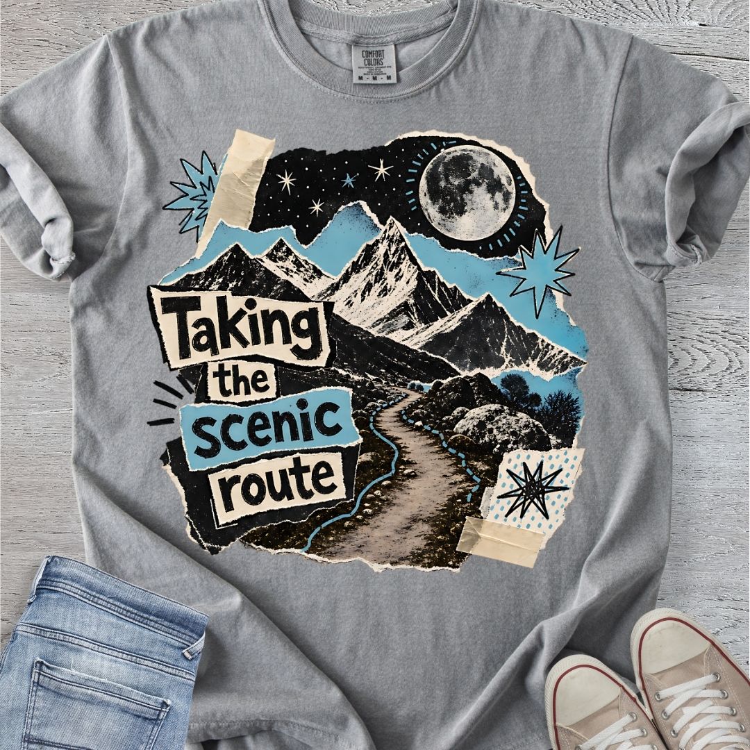 Scenic Route Collage Premium Tee
