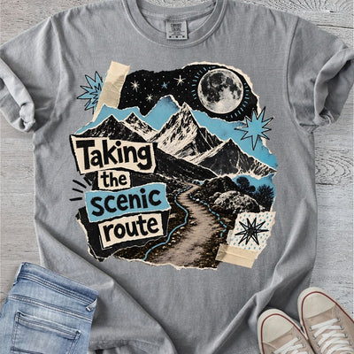 Scenic Route Collage Premium Tee