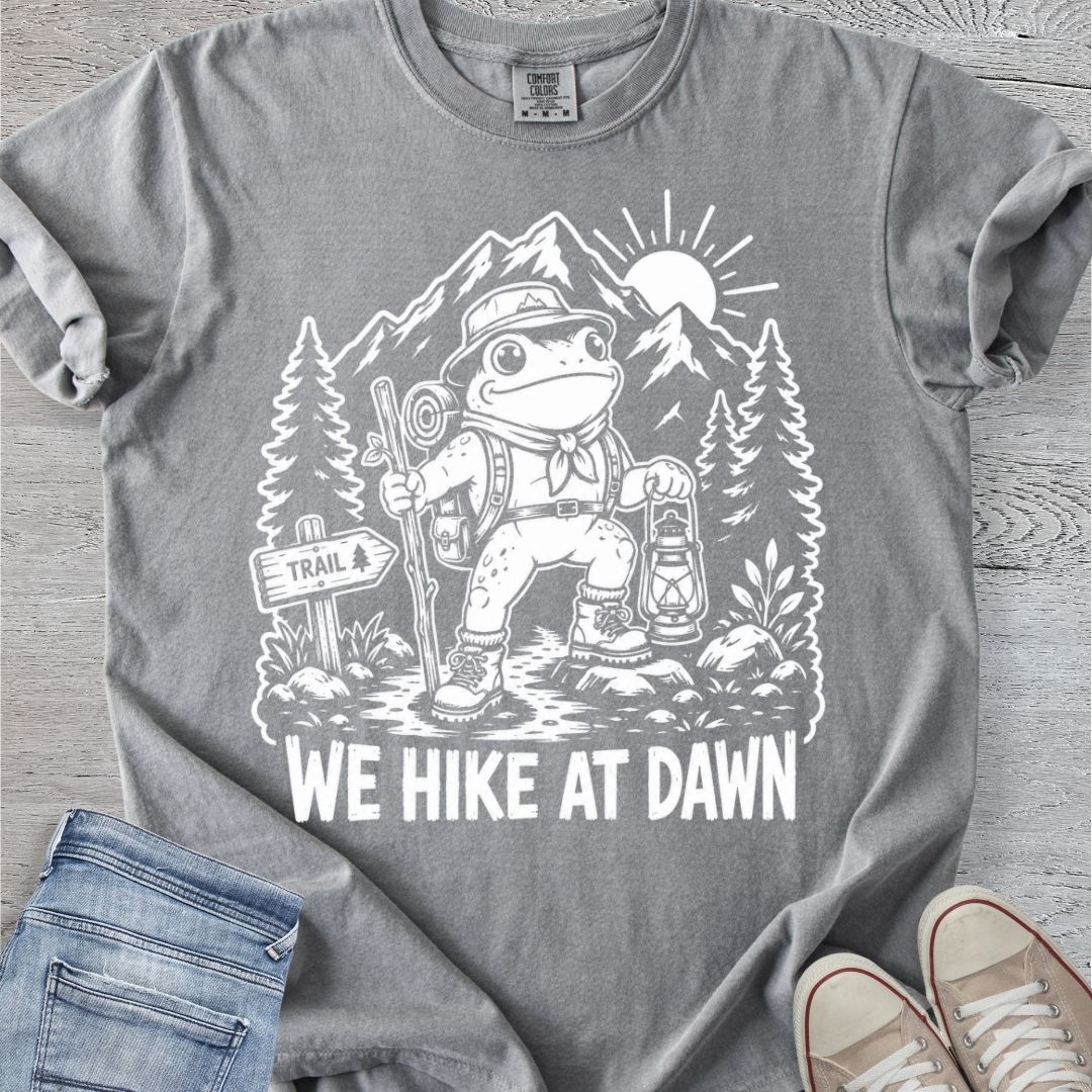 We Hike at Dawn Premium Tee