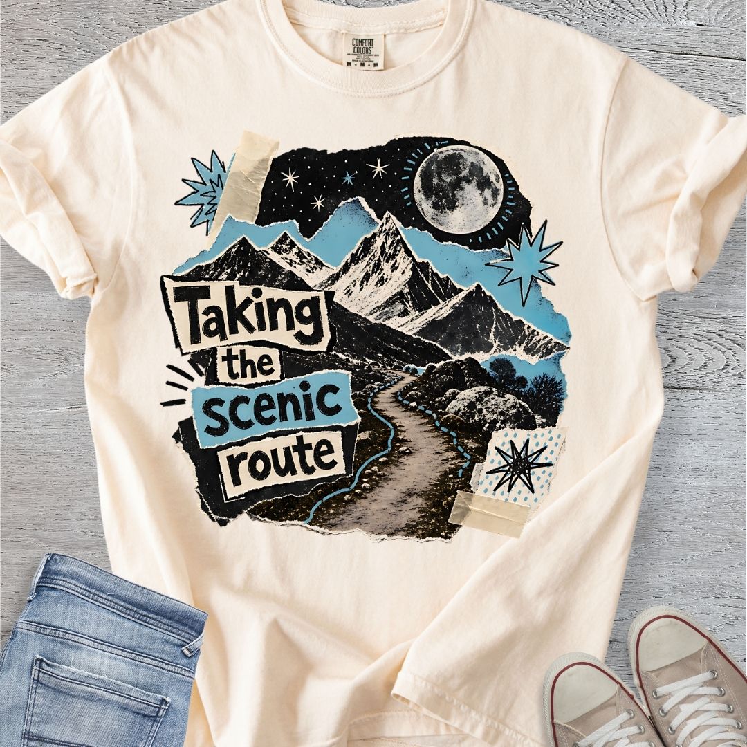 Scenic Route Collage Premium Tee