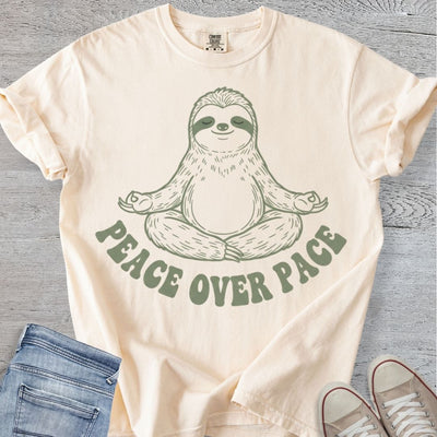 Peace Over Pace Premium Tee