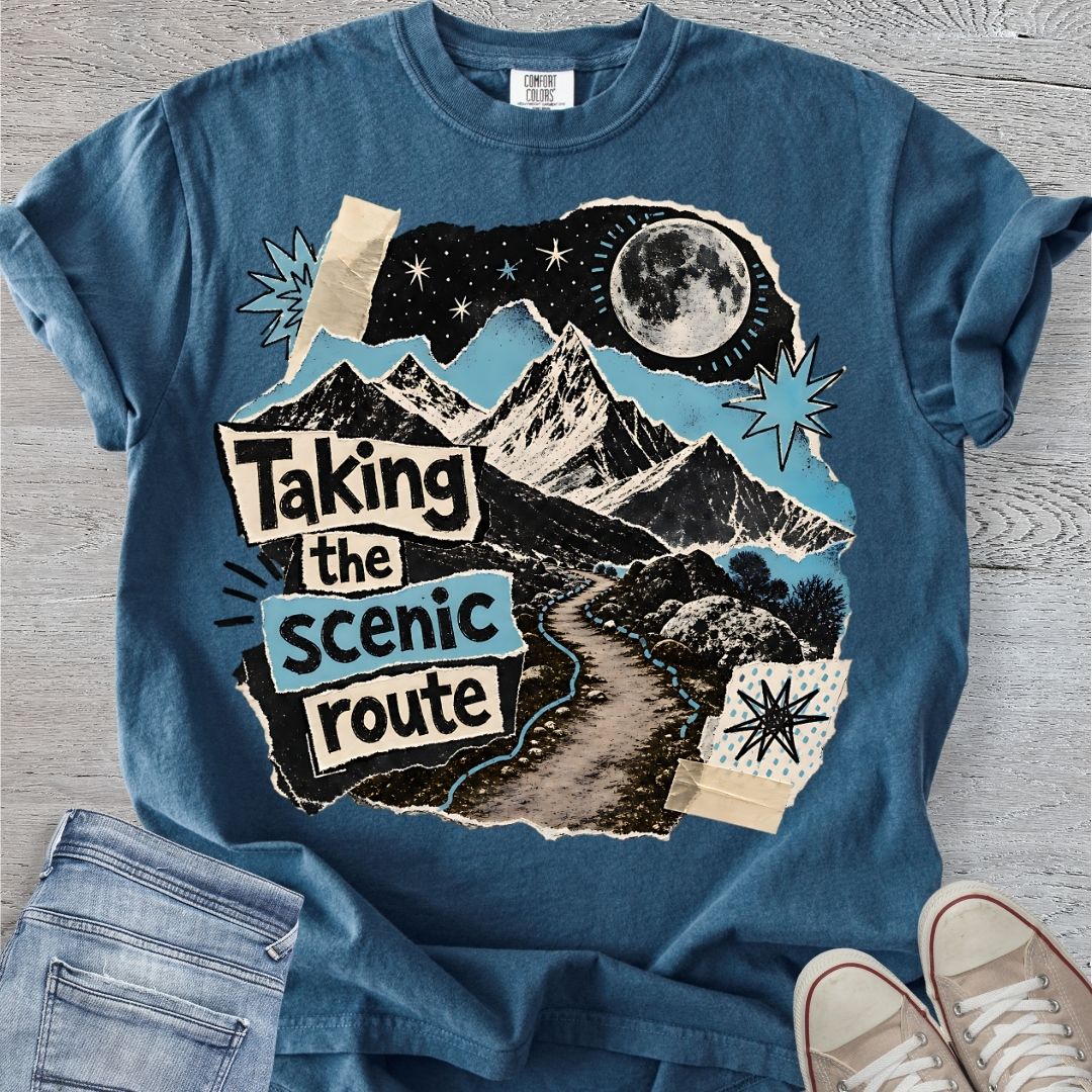 Scenic Route Collage Premium Tee