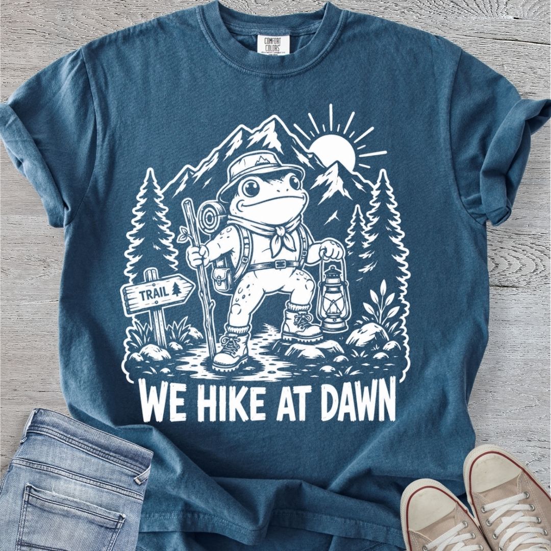 We Hike at Dawn Premium Tee