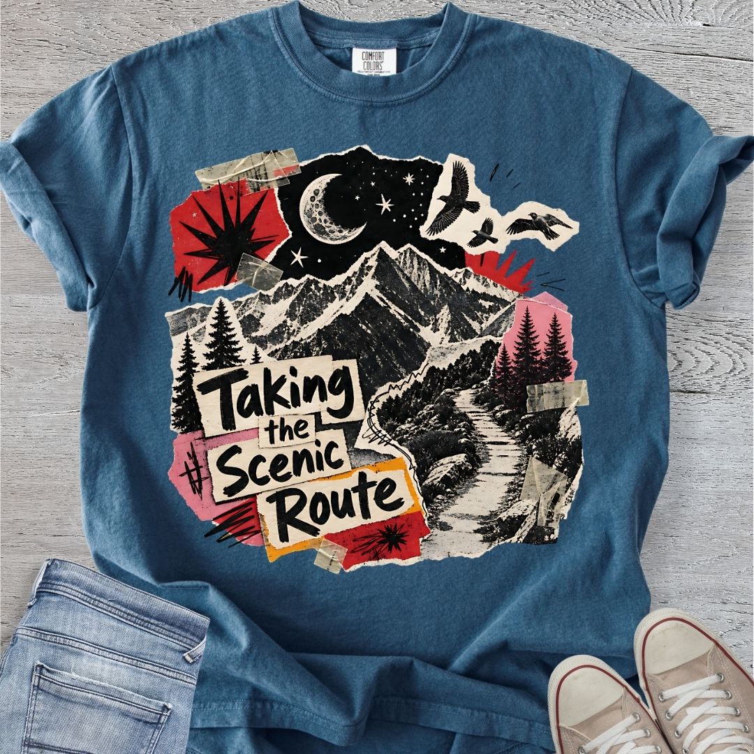 Midnight Route Collage Premium Tee